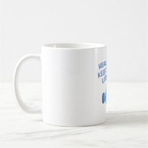 Sad Dolphin Trapped In Bottle, Keep The Ocean Litt Coffee Mug