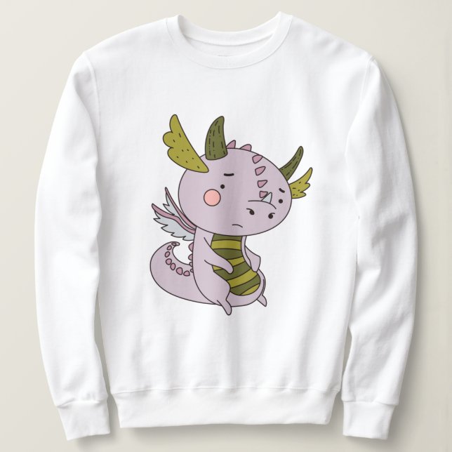 Sad Dragon Sweatshirt (Design Front)