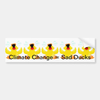 Sad Ducks Bumper sticker