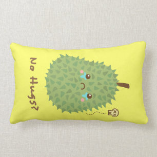 Sad Durian that gets no hugs Lumbar Pillow