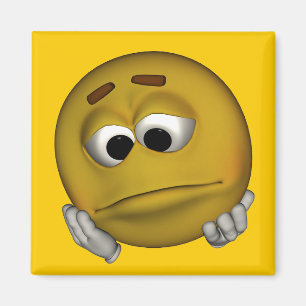 Sad Emoticon Magnet