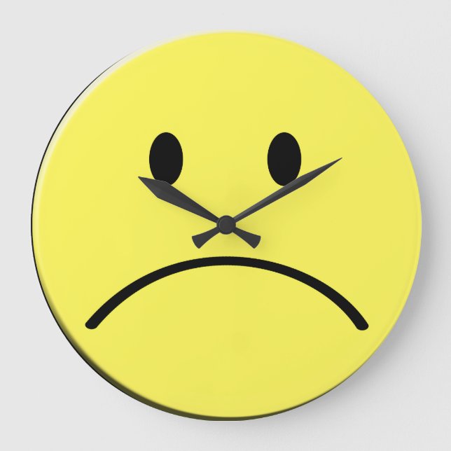Sad Face Clock (Front)