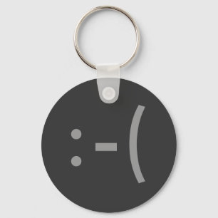Sad Face Keychain