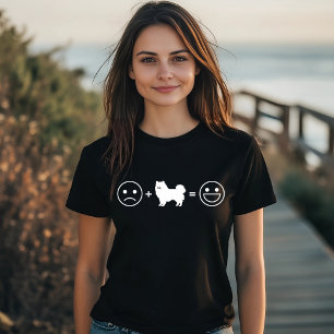 Sad Face + Pomeranian = Happy Face T-Shirt