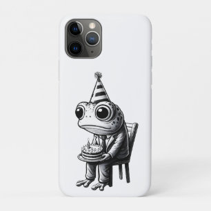 Sad frog Happy birthday  iPhone 11 Pro Case