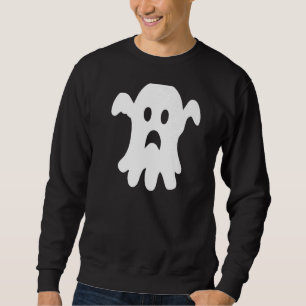 Sad Ghost Halloween Trendy Aesthetic Sweatshirt