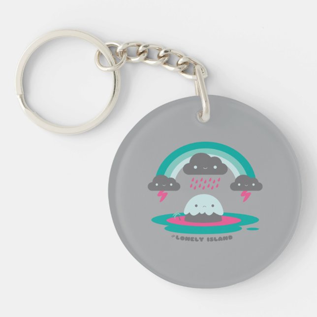 Sad Island 2 Keychain (Front)