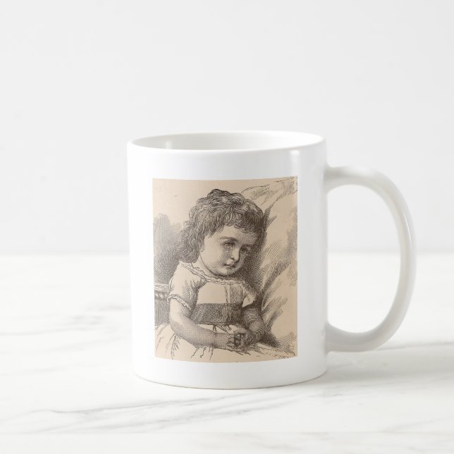 Sad Little Girl Coffee Mug (Right)