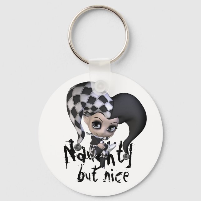 Sad Little Jester Keychain (Front)