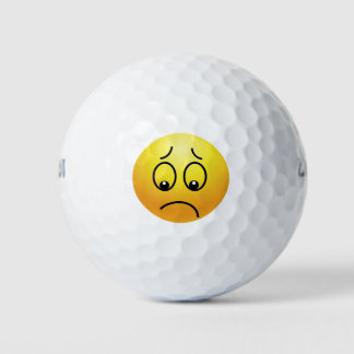 Sad, lost goofballs. golf balls
