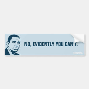 Sad Obama Customizable Bumper Sticker
