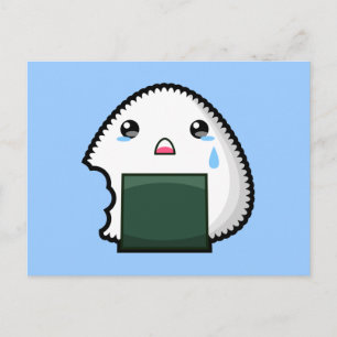 Sad Onigiri Postcard