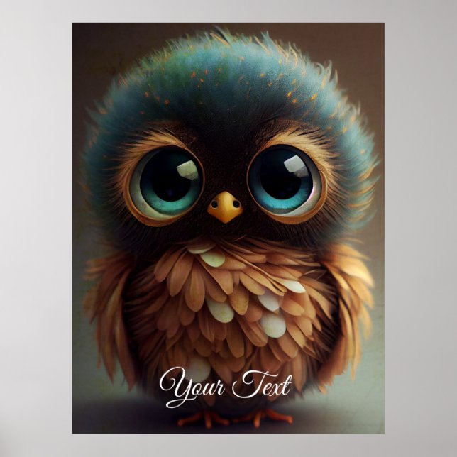 Sad Owl.  Poster (Front)