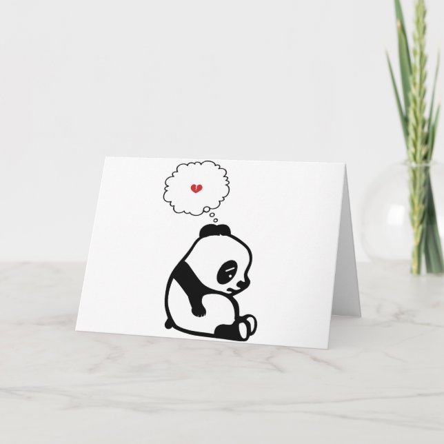 Sad Panda Card (Front)