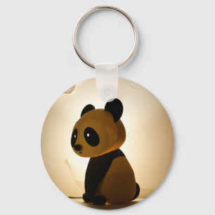 Sad Panda Keychain