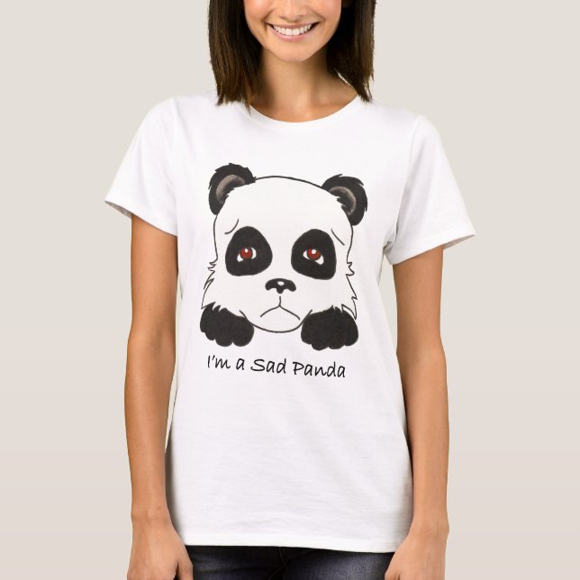 Sad Panda T-Shirt (Front)