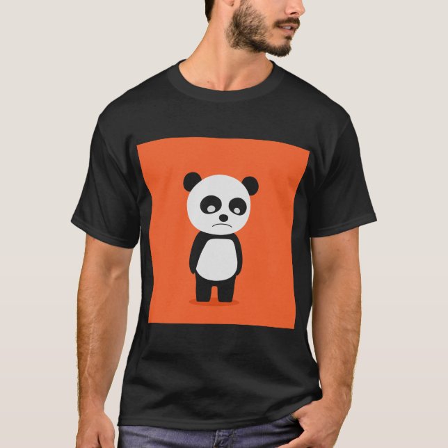 Sad Panda T-Shirt (Front)