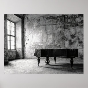 Sad piano poster