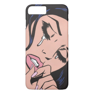 Sad Pop Art Crying Girl Case-Mate iPhone Case