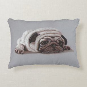 Sad Pug Accent Pillow