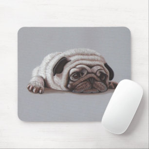 Sad Pug Mouse Pad