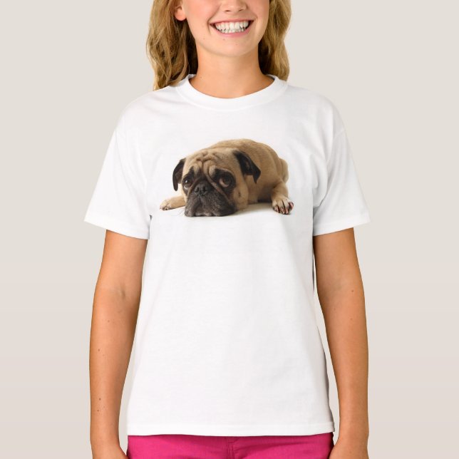 Sad Pug T-Shirt (Front)