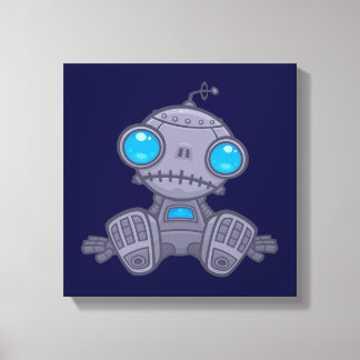Sad Robot Canvas Print