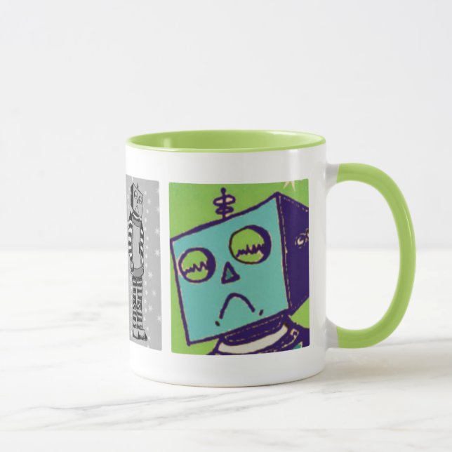 Sad Robot Coffee Mug (Right)