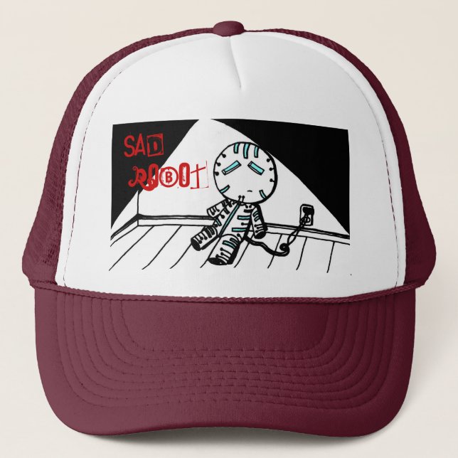 Sad Robot Hat (Front)