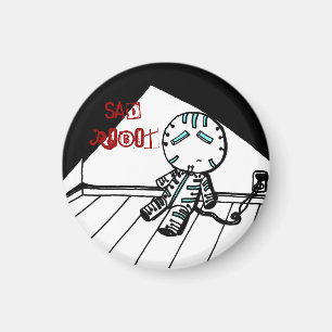 Sad Robot Magnet