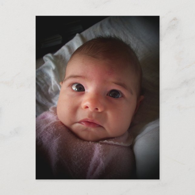 Sad Sad Baby Girl Postcard (Front)