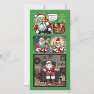 Sad Santa (family to family) Flat Card