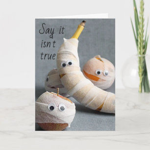 **SAD / SICK FRUIT** WE MISS YOU AT WORK! GET WELL CARD