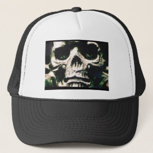 Sad Skull Trucker Hat