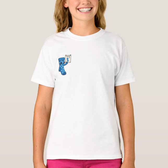 Sad Sock Searching for Its Pair Kids T-Shirt (Front)