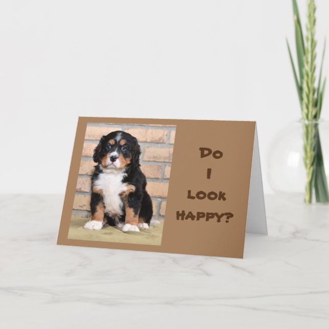 SAD THAT IT'S NOT IN PERSON "HAPPY BIRTHDAY" CARD (Front)