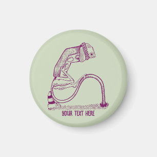 Sad traffic light magnet