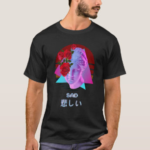 Sad Vaporwave Aesthetic Japanese T-Shirt