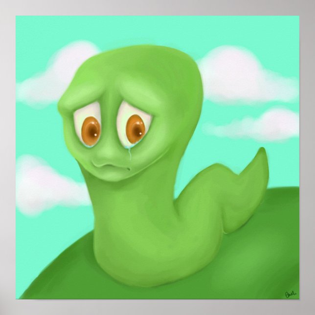 Sad Worm Poster (Front)