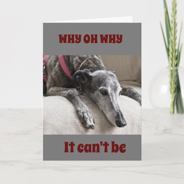 SAD YOU ARE ***MOVING*** KEEP IN TOUCH CARD (Front)