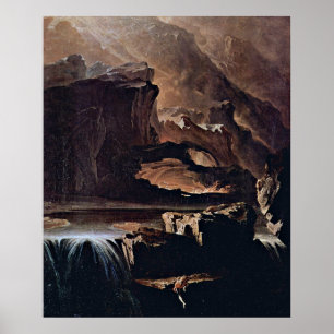 Sadak in Search of the Waters by John Martin Poster