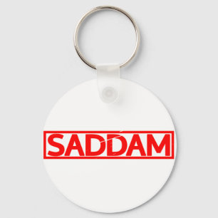 Saddam Stamp Keychain