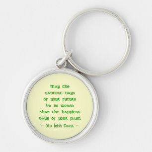 Saddest Days of Future Happiest Days of Past Keychain