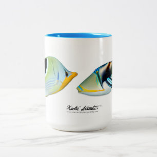 Saddle Beurre et lagune Tasse de triggerfish
