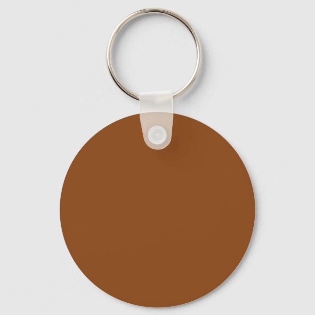 Saddle Brown 8B4513 Colour - Option to Add Name Keychain (Front)