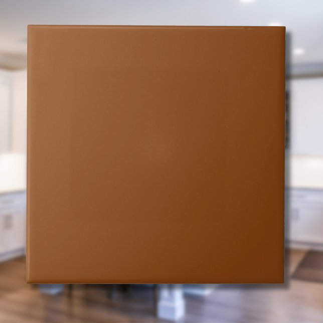 Saddle Brown Solid Colour | Classic Elegant Tile (Creator Uploaded)