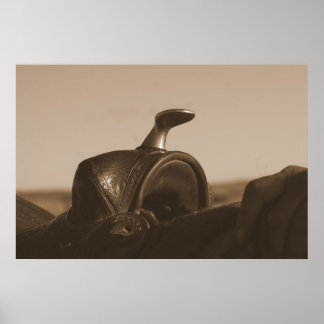 Saddle Horn Poster