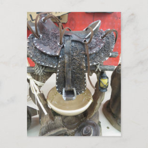 Saddle Knickknack Postcard