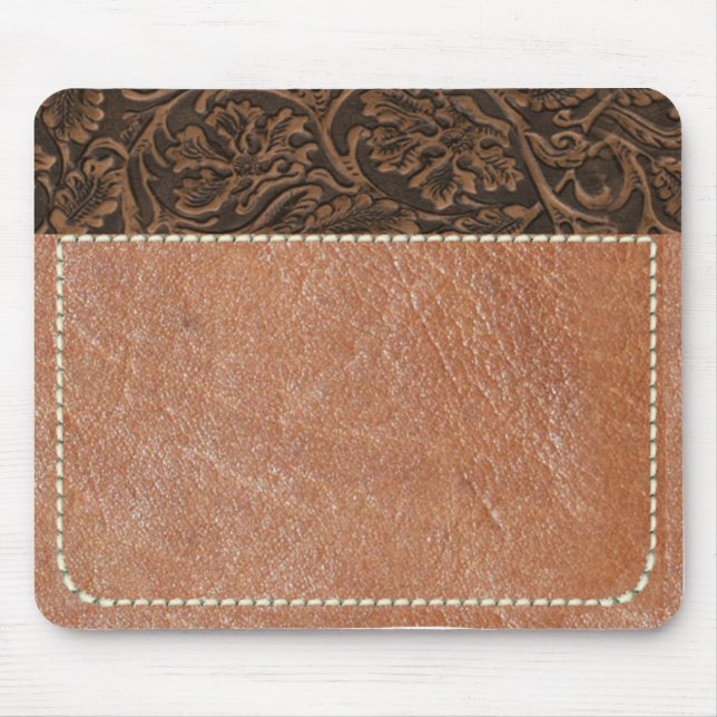 Saddle Leather Mouse Pad (Front)