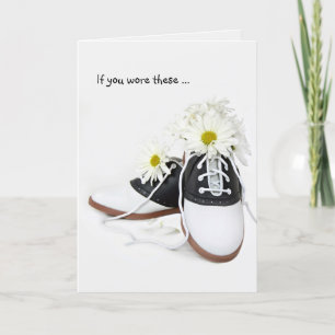 Saddle Shoes Birthday Humour  Card